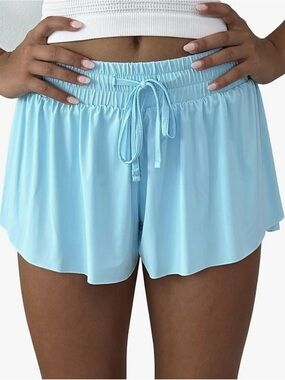Suzette Collection Fly Away Shorts Girls 5 Light Blue LIKE NEW
